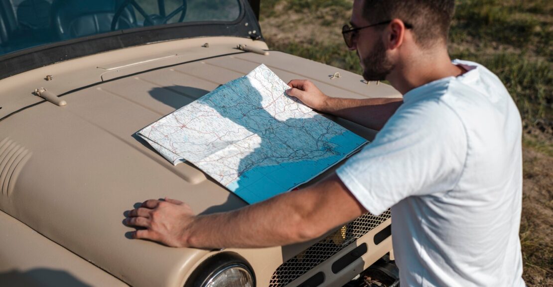 Scenic Morocco road trip with DL CARS rental car driving through Atlas Mountains