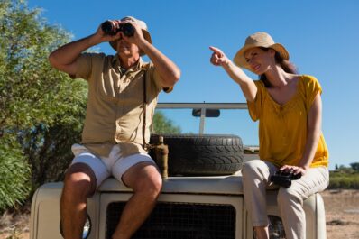 4x4 rental driving through the Sahara Desert in Morocco with DL CARS